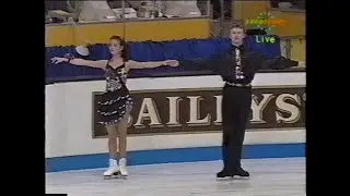 Radmila Chroboková Milan Brzý CZE - 1994 European Figure Skating Championships Free Dance