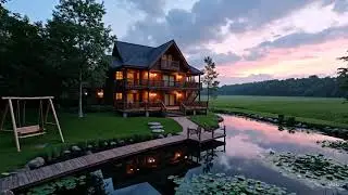 Malay Wooden House: with multiple decks and staircases