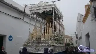 MADRUGÁ 2017: María Stma. del Socorro llega a la Casa-Hermandad del Santo Entierro.