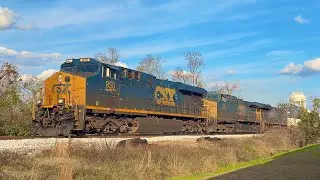 CSX I026-10 with CSX ES44AH 850 leading with a nice Sick NF K5HL 1PC on 02/10/2025