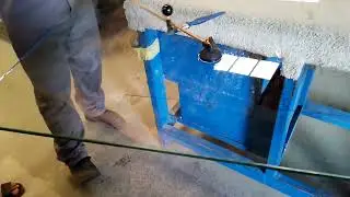 12MM Glass manual cutting for fan 🔥