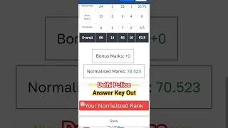 Delhi Police Constable Answer Key out 2023-24 #delhipolice #delhi #police #answerkey #dp #shorts