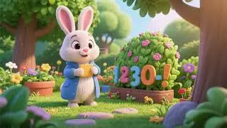 Bunny's Garden Count-Along | Learn Numbers & Counting for Kids 🐰🌷🎵