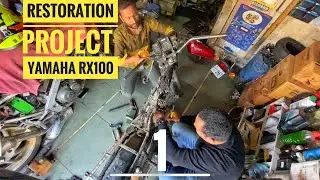 YAMAHA RX100 RESTORATION IN 2020 | Chapter 1 | PARTS / PAINT