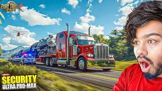 I WORK FOR GOVERNMENT 🤑 WITH Z++ SECURITY 😱 Euro Truck Simulator 2!
