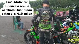 FINAL MOTOPRIX INDONESIA 2025 SIRKUIT MIJEN SEMARANG LATIHAN BEBAS JUMAT ALDY MUSFIQ