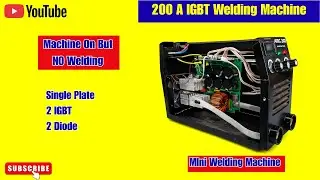 200A IGBT Welding Machine No Output Repair | Single Plate