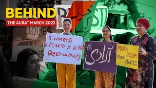 Behind Aurat March 2023| poster making | a day with organizers