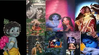 Radha krishna aesthetic wallpepar ll profile photo ll images pictures ✨🦚📿