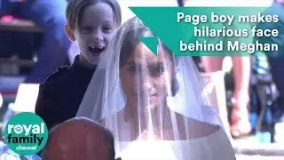 Royal Wedding: Page Boy makes hilarious face behind Meghan Markle