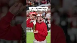 POV: Indiana winning the National Championship😂🏈