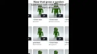 Change your avatar green beans 😭 #roblox #robloxshorts #trending