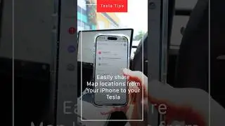 Sharing map locations from iPhone to Tesla