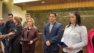 Momenti kur Valbon Limani merr mandatin si kryetari i Gostivarit: Zotohem para Zotit
