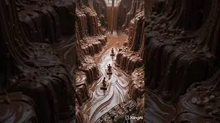 chocolate waterfall 🍫
