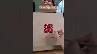 Cherries Part 1 🍒 Oil Painting Artist #meganjosolart