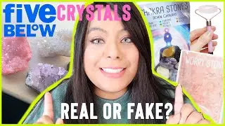 CRYSTALS FROM FIVE BELOW, REAL OR FAKE? LET'S INVESTIGATE THE CRYSTALS FROM INSTORE AND ONLINE