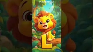 Learn Letter L | L for Lion | MINIMINDCLUB #alphabetforkids #shorts #viralshorts #alphabetlearning
