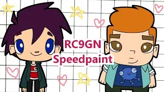 Drawing Chibi Randy & Howard 🌈✨ RC9GN 🎨 Speedpaint