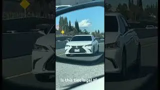How do people not get pulled over with this tint