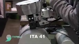 ITATOOLS ITA 41 . Pneumatic strapping tool for steel strap .