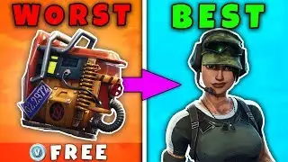 RANKING EVERY *FREE* ITEM FROM WORST TO BEST!! (25+ FREE Skins, Gliders Pickaxes + MORE!)