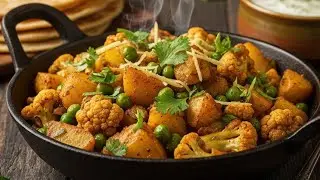 Quick & Easy Winter Special Aloo Gobhi Matar | Dhaba Style Secret Revealed