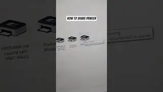 How to share a printer | USB printer sharing over network #HowToSharePrinter