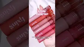 Swatching Etude Fixing Tint - one of my fav matte lip tints #kbeauty #asianmakeup #lippies