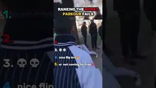 Ranking Worst Parkour Fails😱