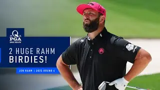 Jon Rahm Charges into Lead with 2 Birdies! | 2025 PGA Championship