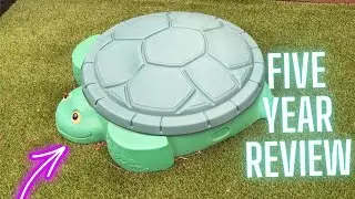 Little Tikes Turtle Sandbox 5 YEAR REVIEW