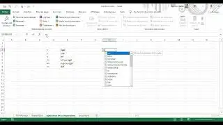 22 Excel 2016 fundamentals operateur de comparaison