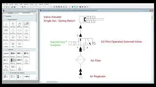 Pneumatic Circuit Simulation For On/Off Valve