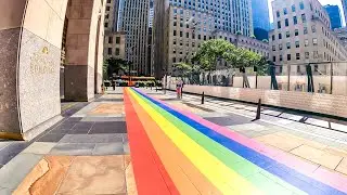 Rainbow Walk at Rockefeller Center