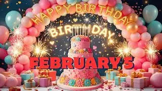 🎉 Born on 5th February &ndash; Birthday Song for You 🎂✨