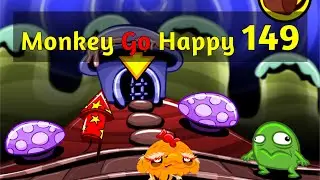Monkey GO Happy Stage 149 - 4K - Walkthrough -  a PencilKids Game