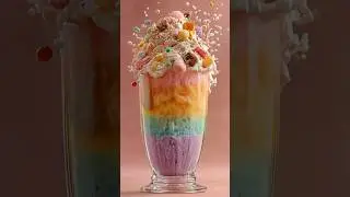 AI Pop! | Sweet Harmony: A Colorful Cupcake Metamorphosis 🌸🧁🌈 #AIPop #Shorts