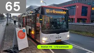 [HTM Den Haag] Trajectfilm Lijn 65 Station HS - 's-Gravenmade v.v. | 4K