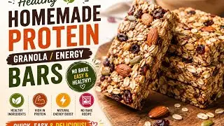 🌱 Healthy Homemade Protein/Granola/Energy Bars | No Bake | Aamchi Swaad #NoBakeRecipe #AamchiSwaad