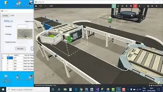 Interfacing between PLC, C# application, SQL Server and Factory IO