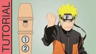 Naruto - Silhouette (Opening 16) - Recorder Flute Tutorial