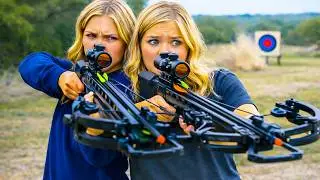 Grandpa Dares the Twins to Hit the Target at 100 Yards!