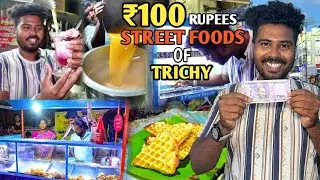 100 Rupees Must try Street foods of Trichy - 500 th vlog - @VlogThamila