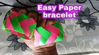 Easy Paper Bracelet For kids | Aklavya Creation
