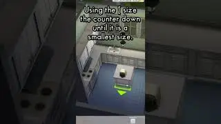 Kitchen Build Hack | Sims 4 #HolidaysWithShorts #ShortsIRL