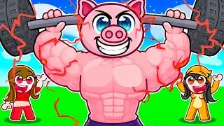 Změnil jsem se na BODYBUILDERA, abych balil holky v Robloxu! (Gym Training Simulator)