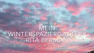 Livestream 23.02.2018 - Mein Winterspaziergang by Rita Berman - Staedtler ergo soft aquarell