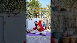 Start Your Day Right ☀️ 6 Easy Morning Stretches for Beginners #wellnessshorts #shortsyoga