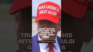 Trump says his intel chief Tulsi Gabbard is &lsquo;wrong&rsquo; about Iran